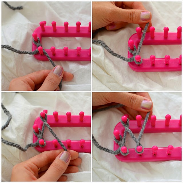 DIY Infinity Scarf with a Knitting Loom - DIY Craft Projects