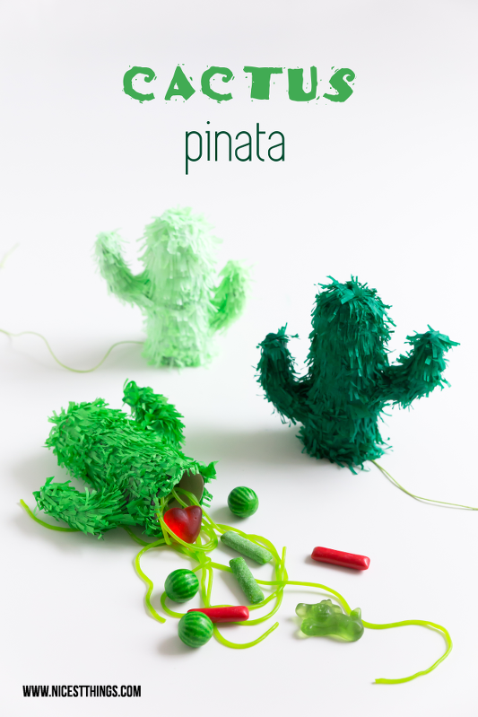 Mexikanische Party mit Kaktus Pinata DIY, Tortilla Rezept & Deko