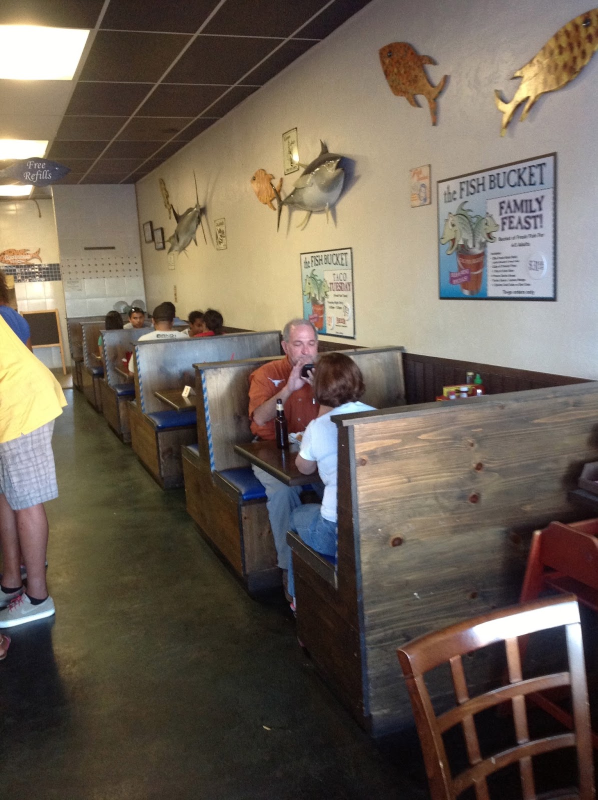 Seafood At George S Fish Bucket Eat Walk And Talk Seafood At George S Fish Bucket Eat Walk And Talk