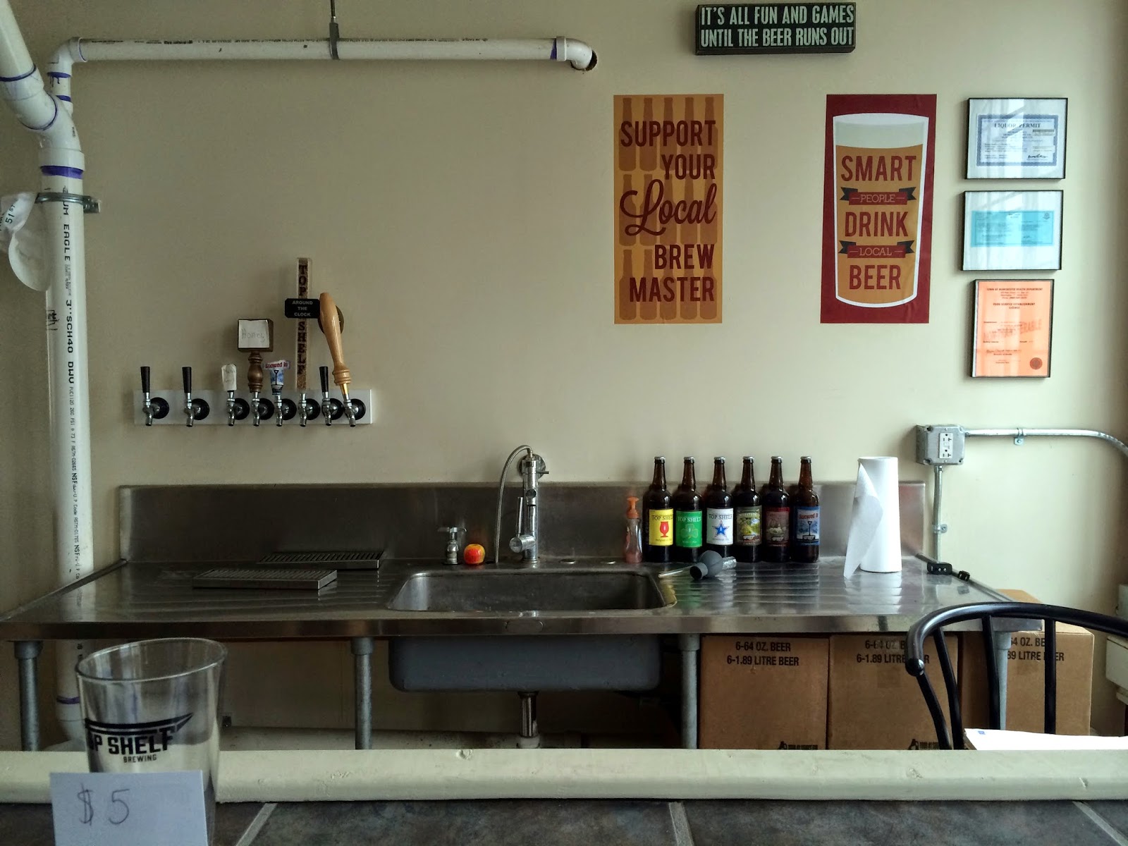 A Couple in the Kitchen Taste of Manchester Top Shelf Brewing Company