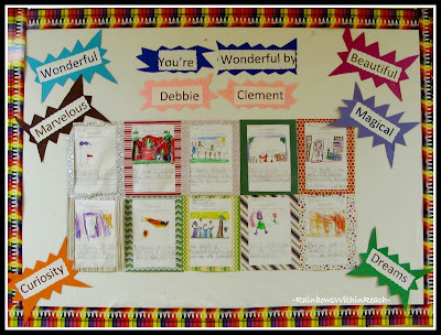 Author Study Bulletin Board for "You're Wonderful" by Debbie Clement Author Study Bulletin Board for "You're Wonderful" by Debbie Clement