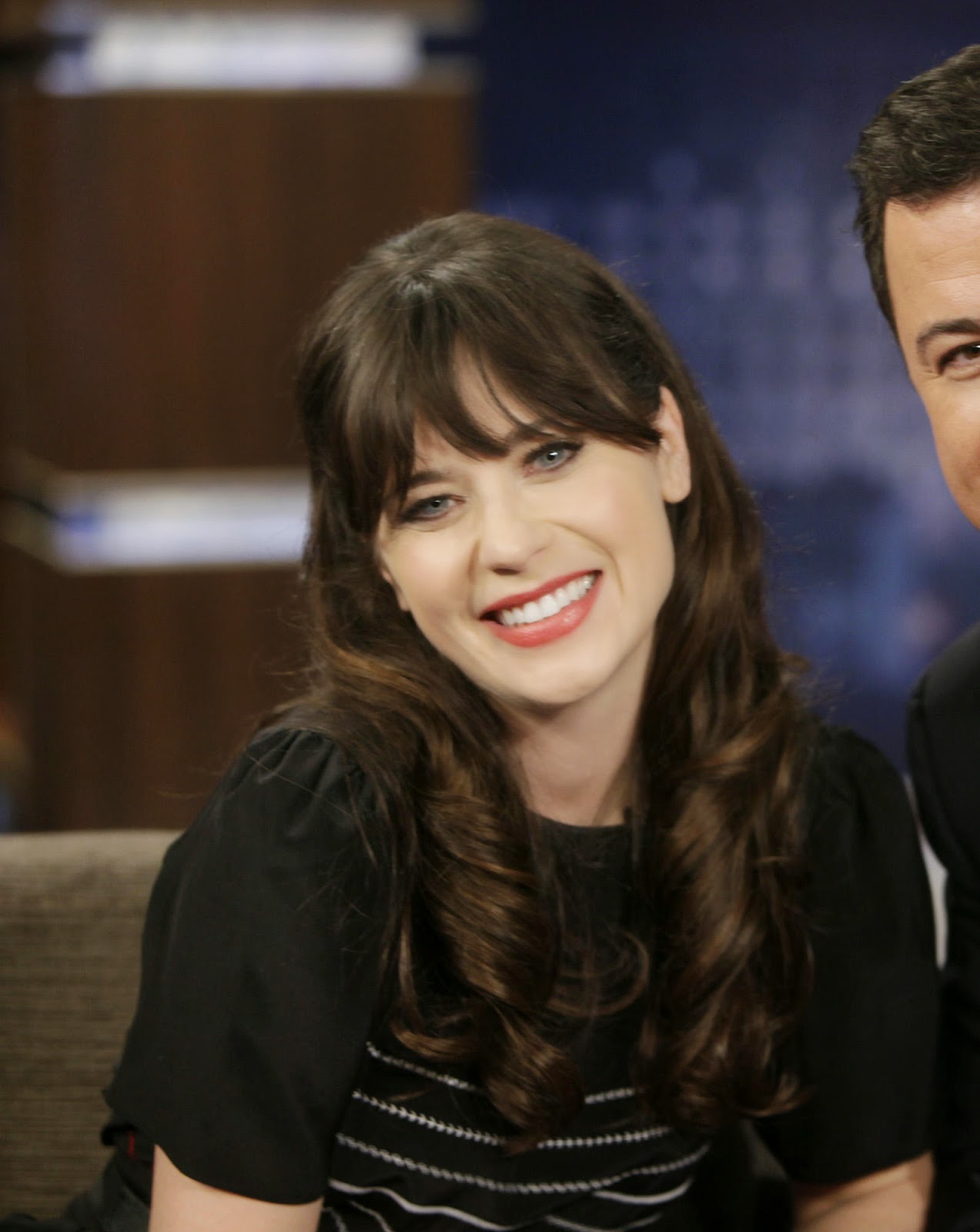 Red Carpet Dresses: Zooey Deschanel - Jimmy Kimmel Live 2012