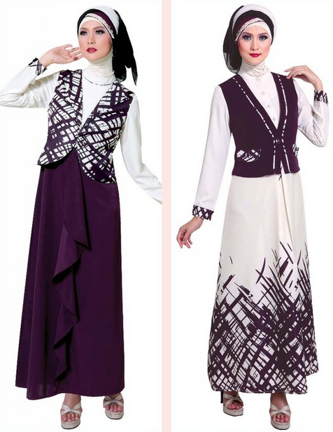 gambar model baju gamis terbaru 2015