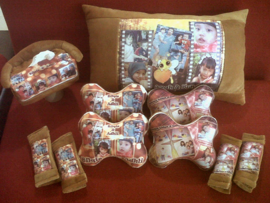 tjantik jelita bantal foto set mobil headrest tjantik jelita bantal foto set mobil headrest