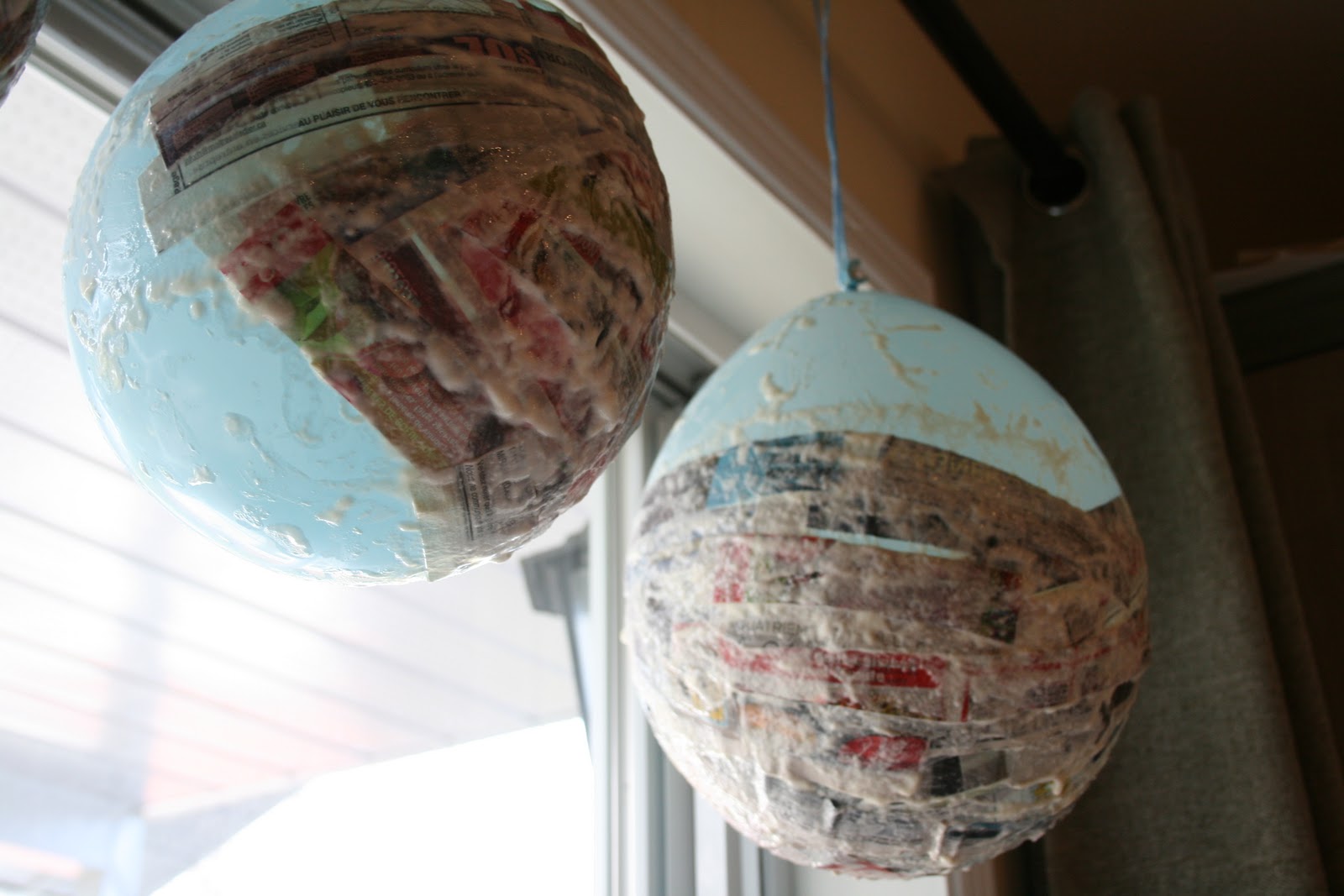 Experience the Wonderful. paper mache masks.