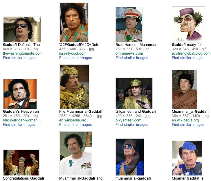 gaddafi psycho