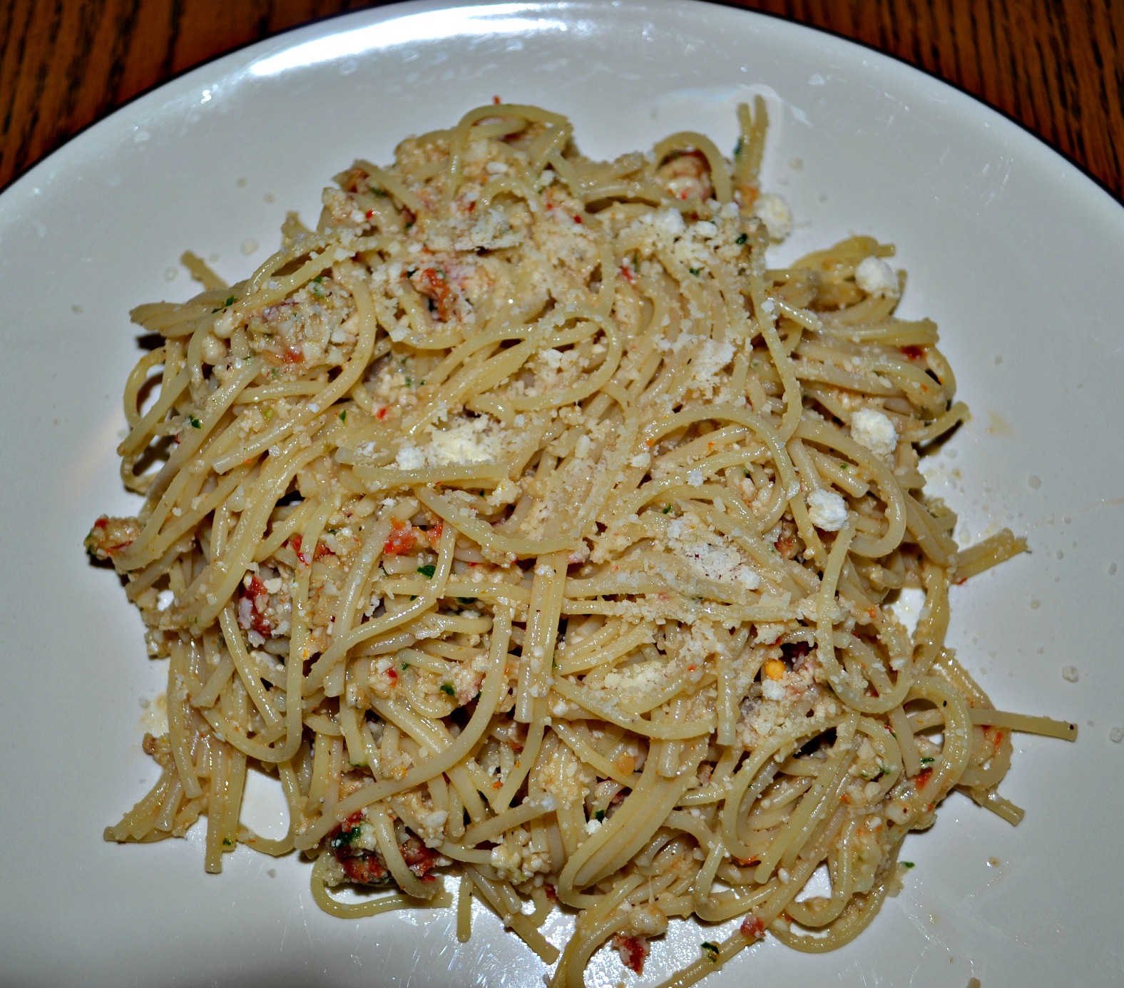 Linguine with Cauliflower Pesto WeekdaySupper HezziD's Books and Cooks