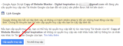 Uptime website with Google Docs