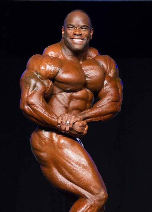 Body Shape: Johnnie Otis Jackson Biceps Pose