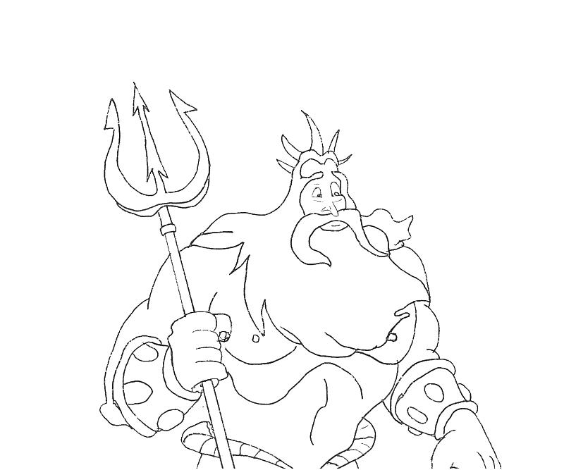 Printable King Triton Lance Coloring Pages printable-king-triton-lance-coloring-pages