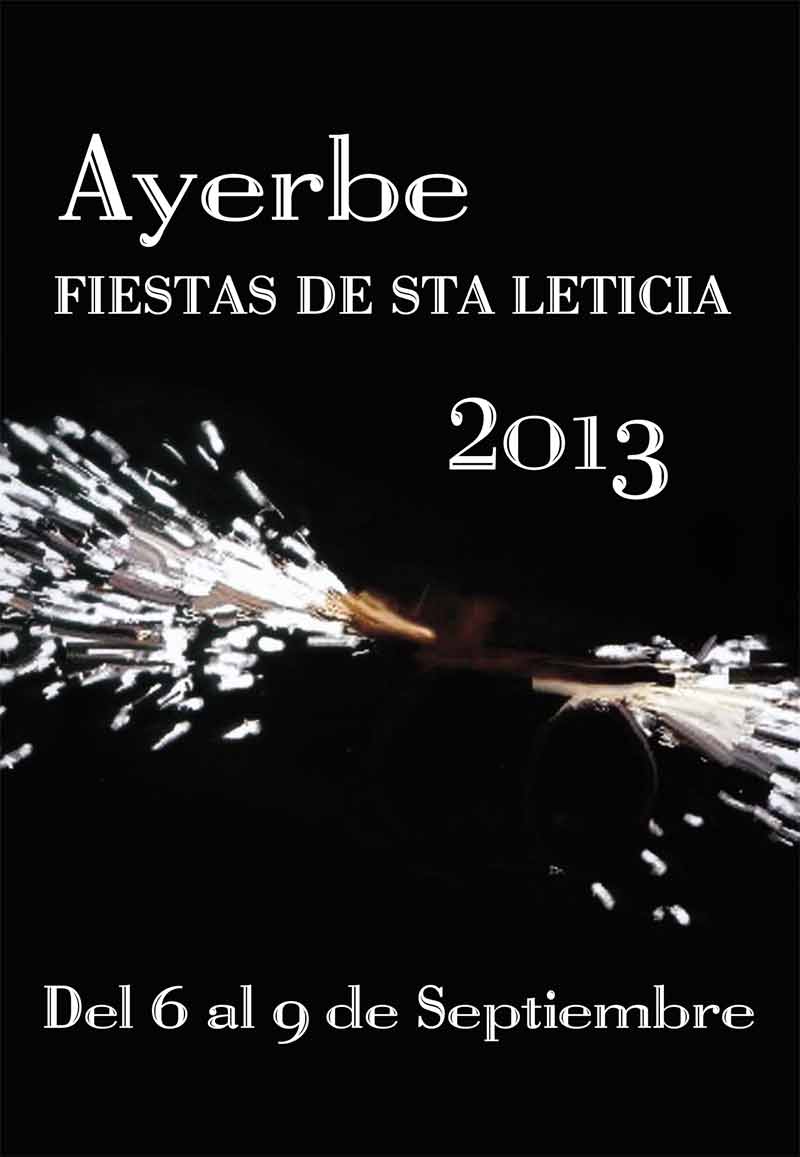 Programa de actos fiestas de Ayerbe 2013