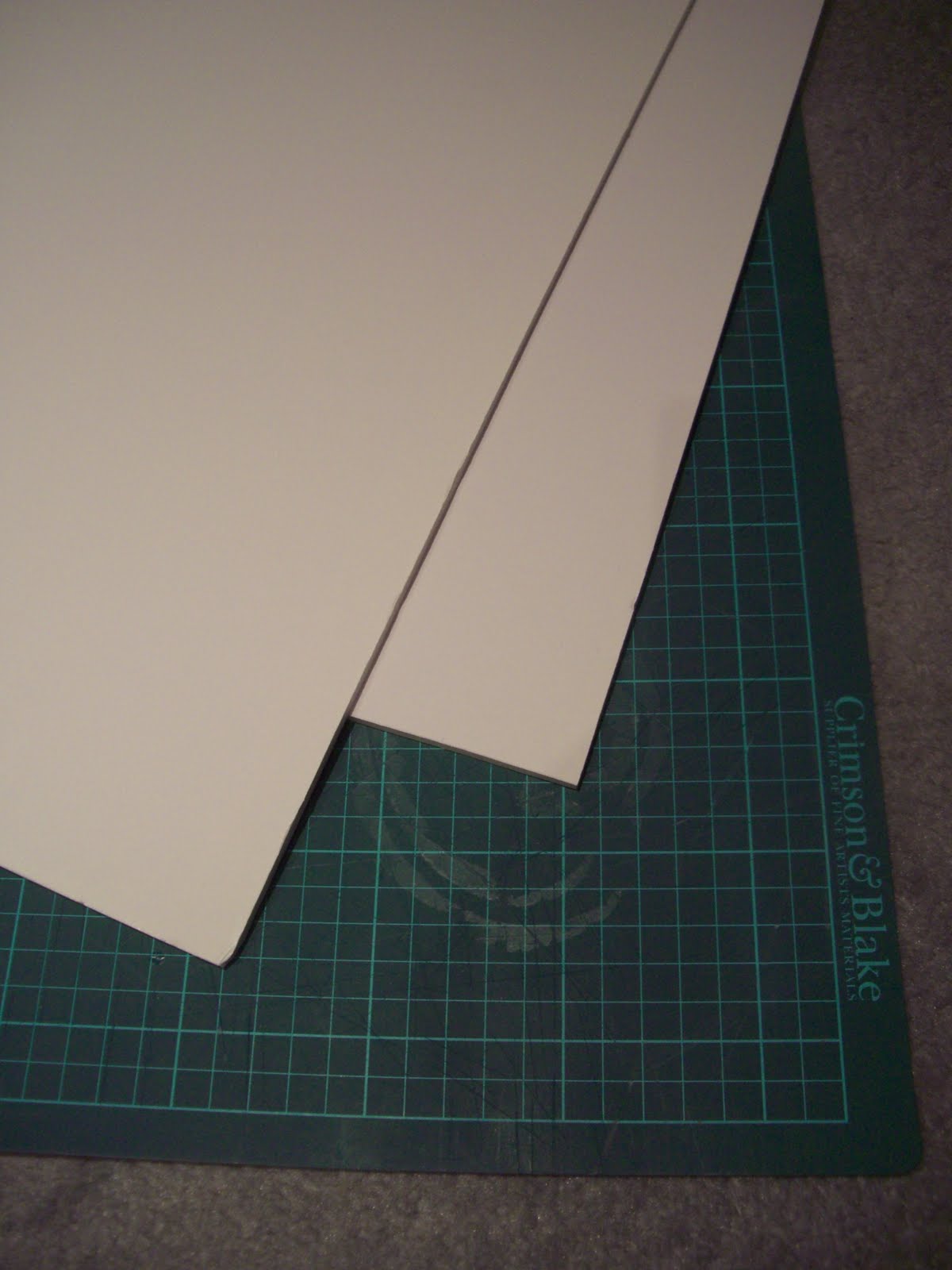 Working with Foamboard The Basics oinks overambitious terrain