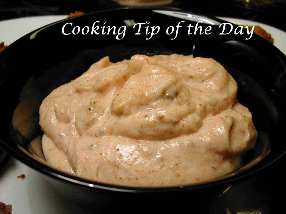 Cooking Tip of the Day Recipe Spicy Cajun Garlic Mayo