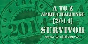 2014 A to Z Challenge Survivor