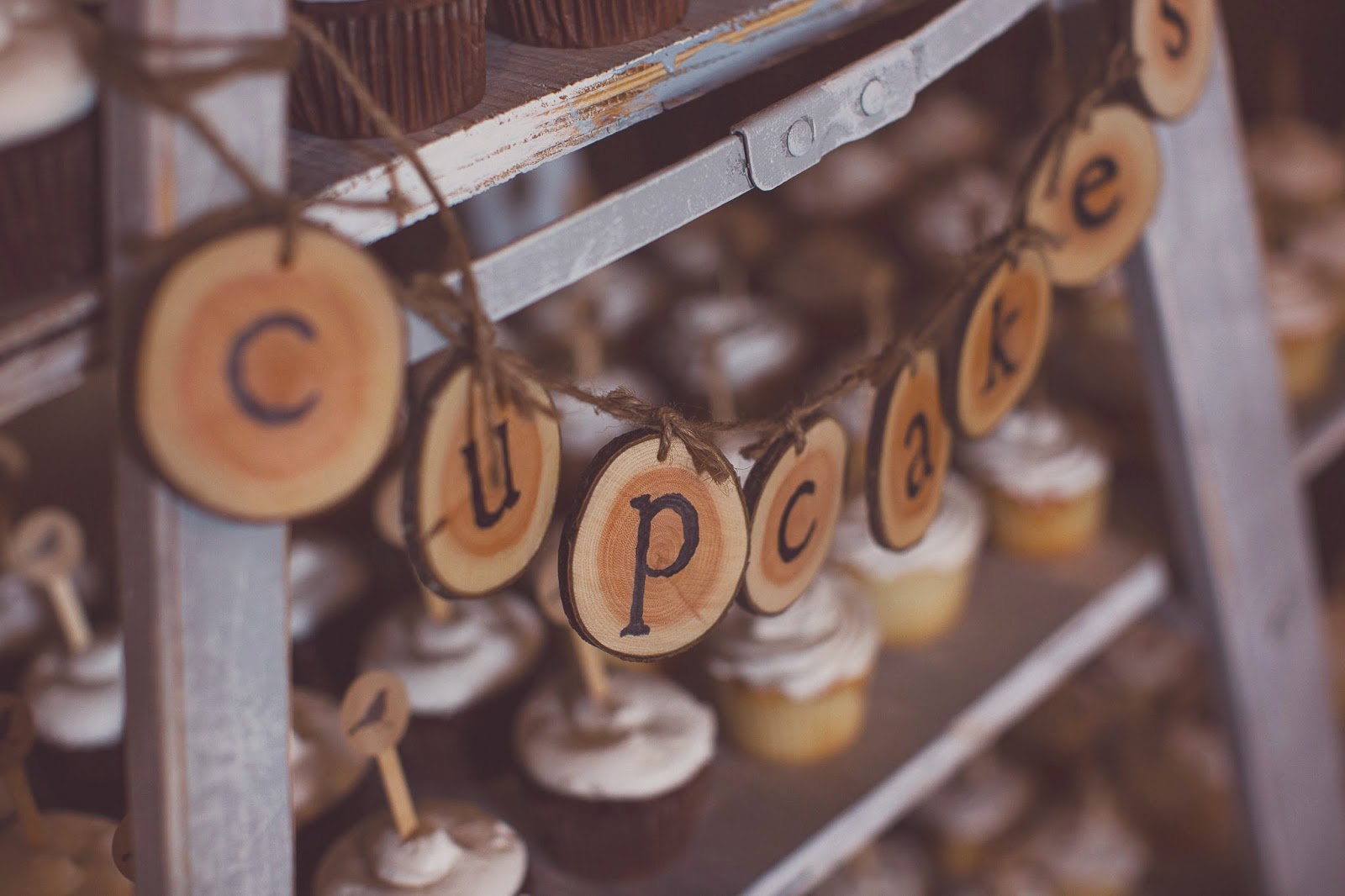 DIY Cupcake Ladder Display Signed by Soden