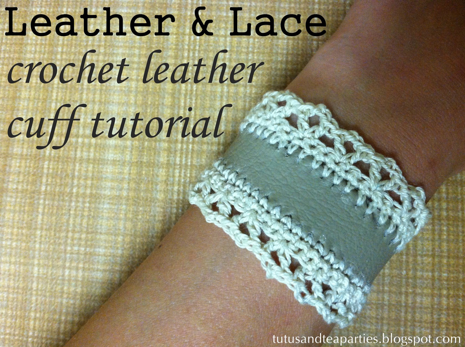 Tutus and Tea Parties Free Crochet Pattern DIY Crochet Leather