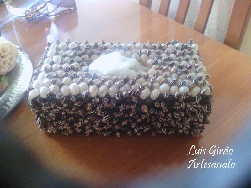 Artesanato com conchas do mar Caixa de guardanapos Adesivos De Natal Unhas ~ Artesanato com conchas do mar Caixa de guardanapos