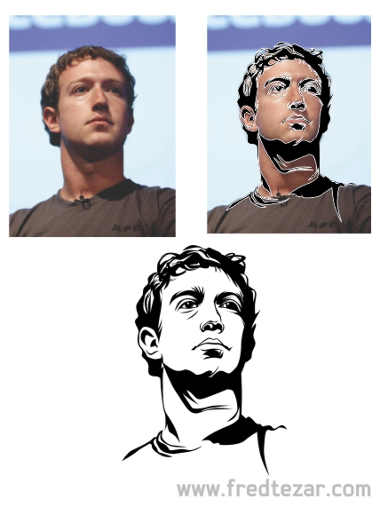 Line Art Corel : Tutorial vector line art background terang fredtezar