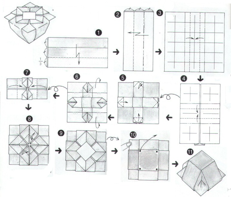 origami vase origami vase