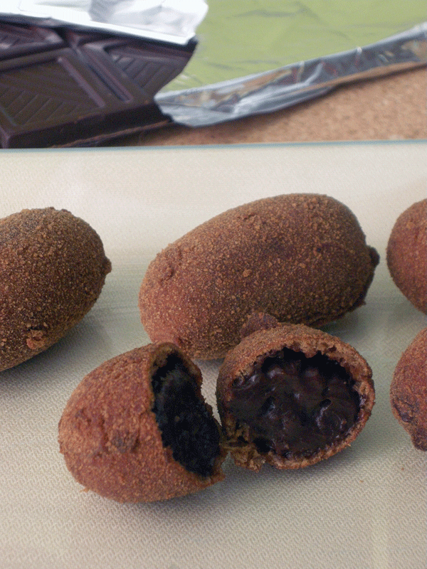 Tía Alia Recetas Croquetas de chocolate