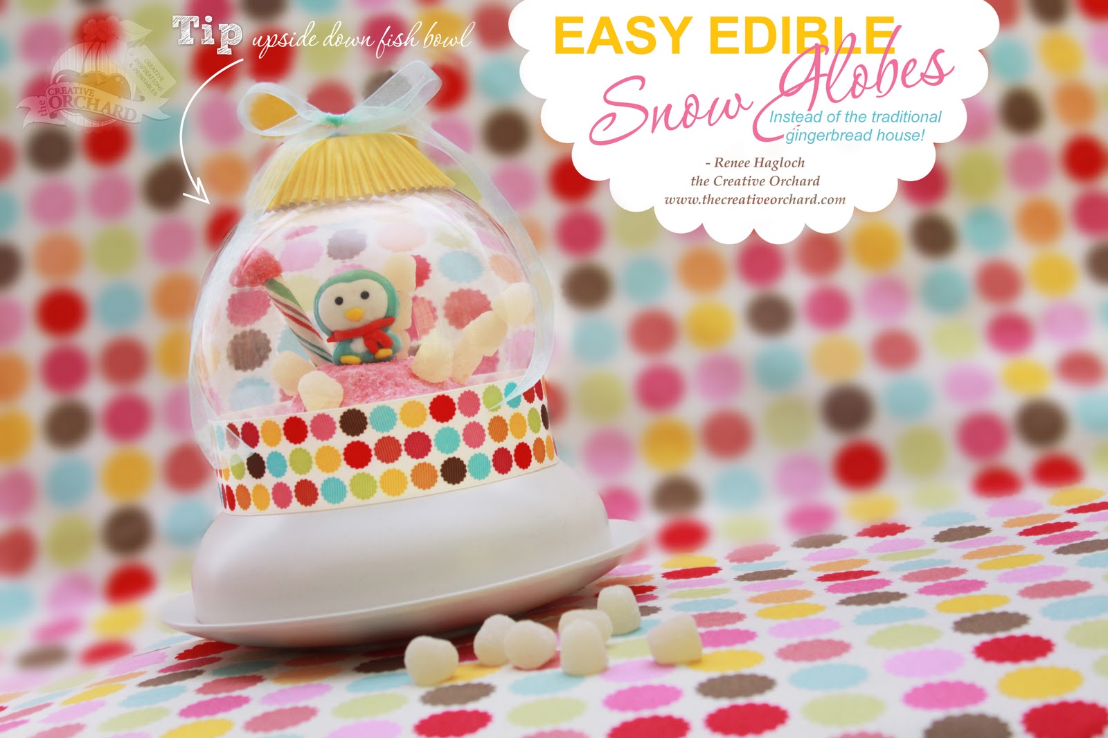 the Creative Orchard CREATE Easy Edible Snow Globe