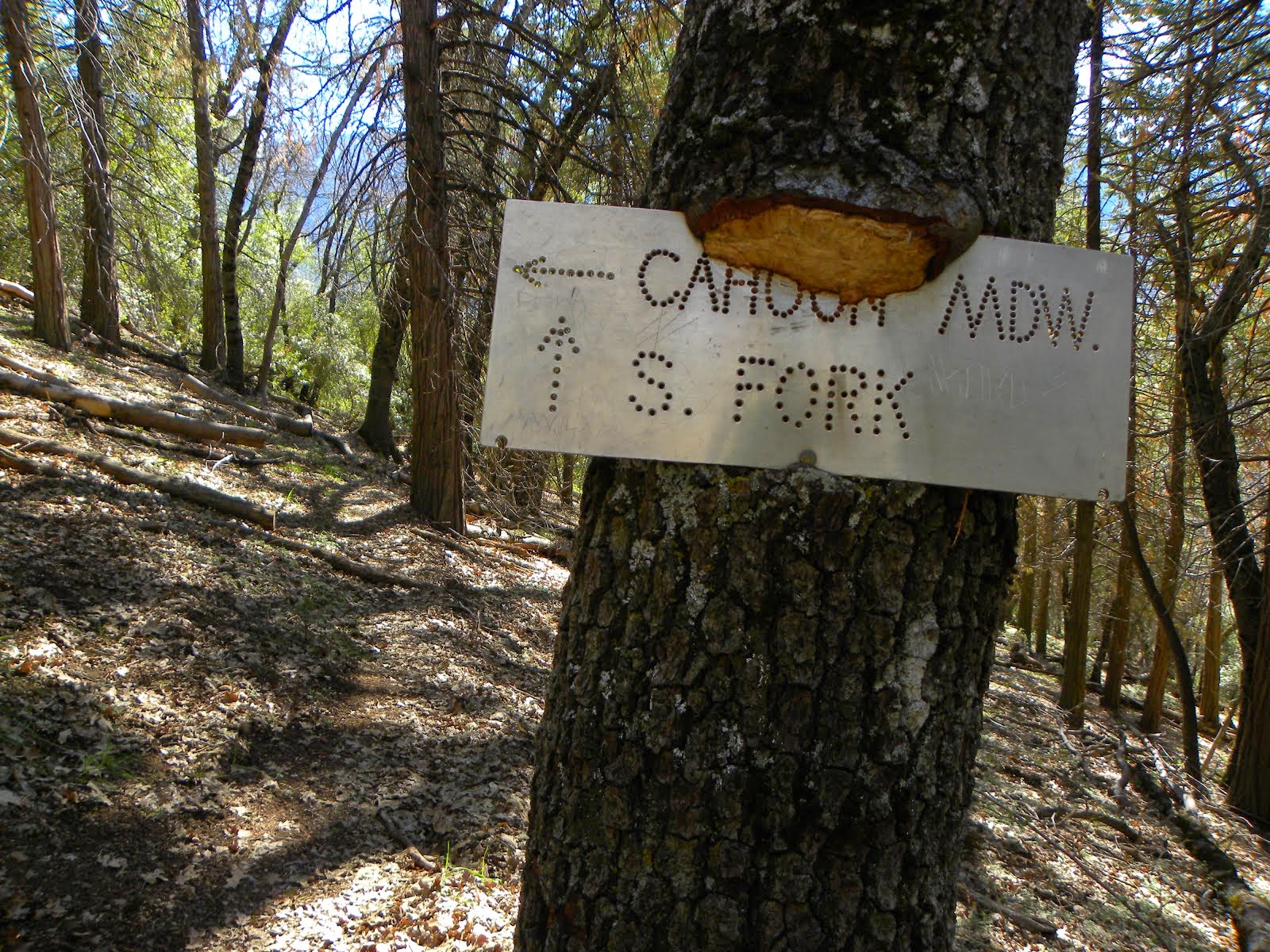 Old Trail Sign