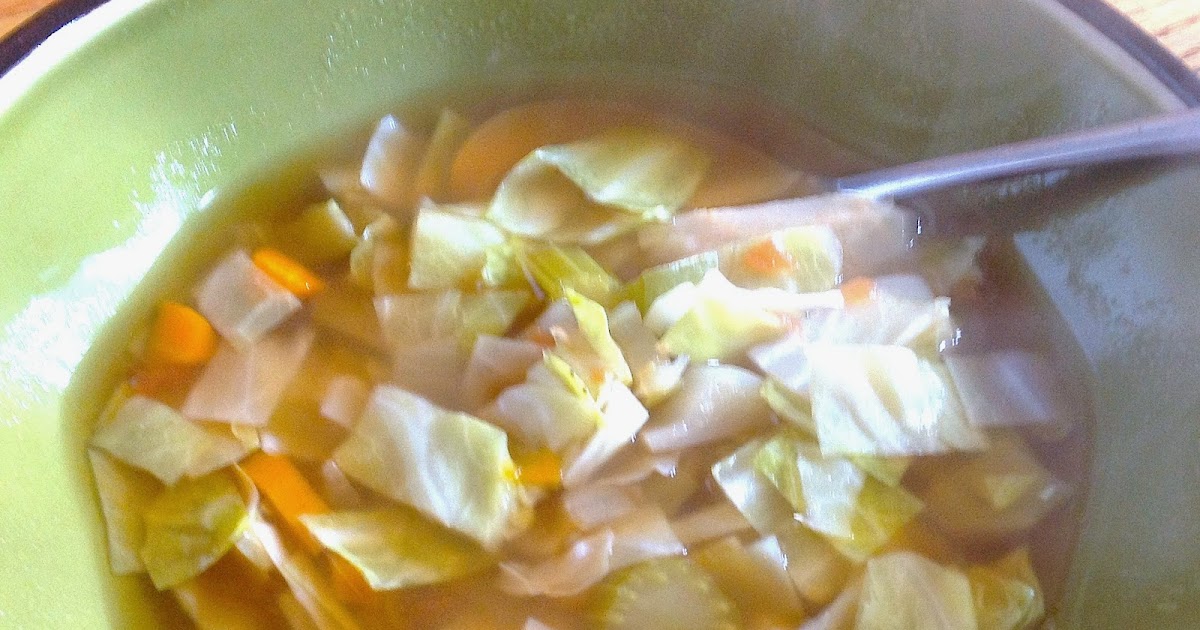 Sarah's Plantry Raid Detoxifying Sweet and Sour Cabbage Soup