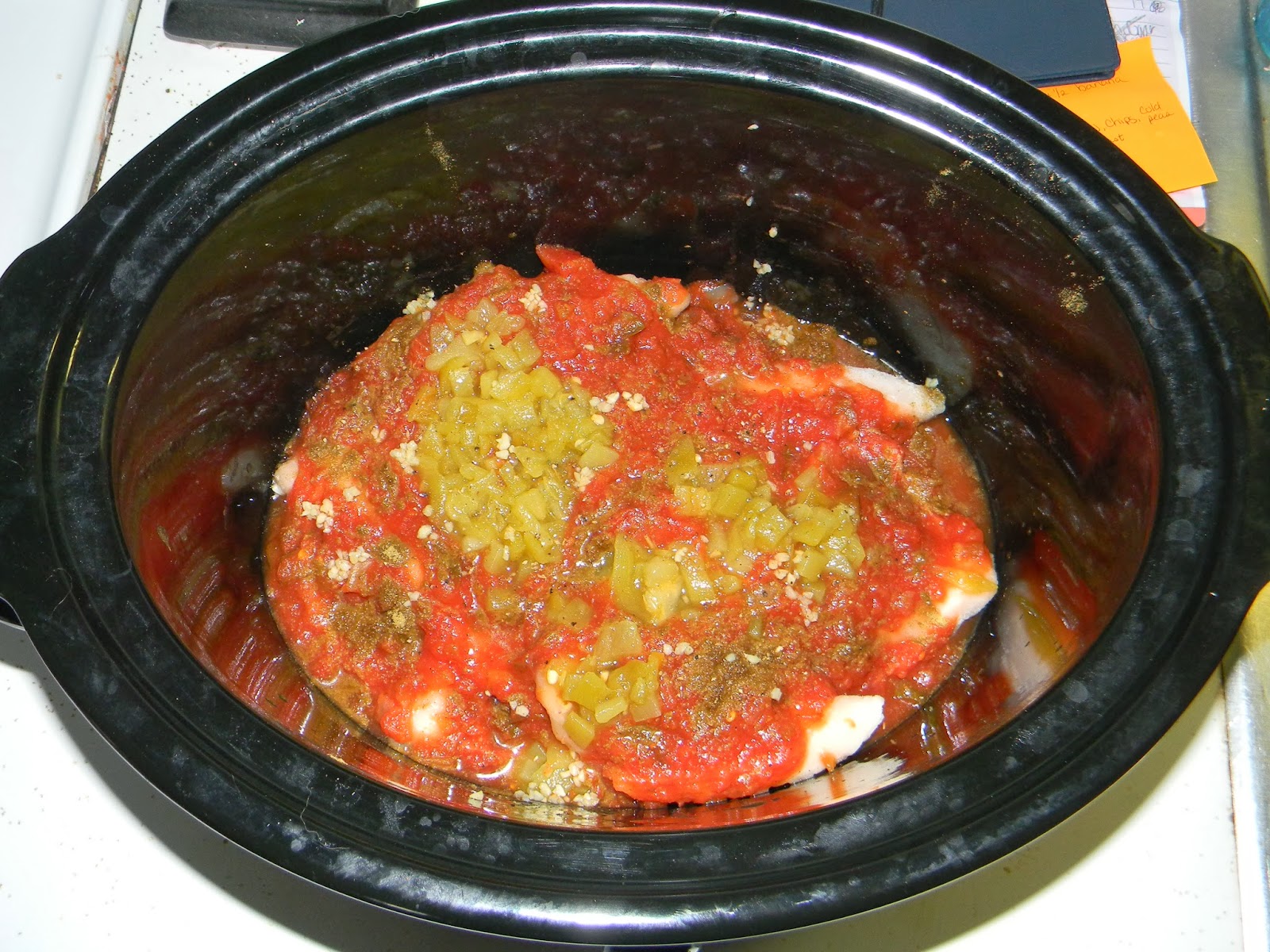 Growing to Four Crock Pot Chicken Quesadillas