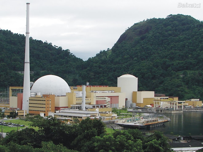 Usina Nuclear de Angra dos Reis - Rio de Janeiro "imagem Terra"