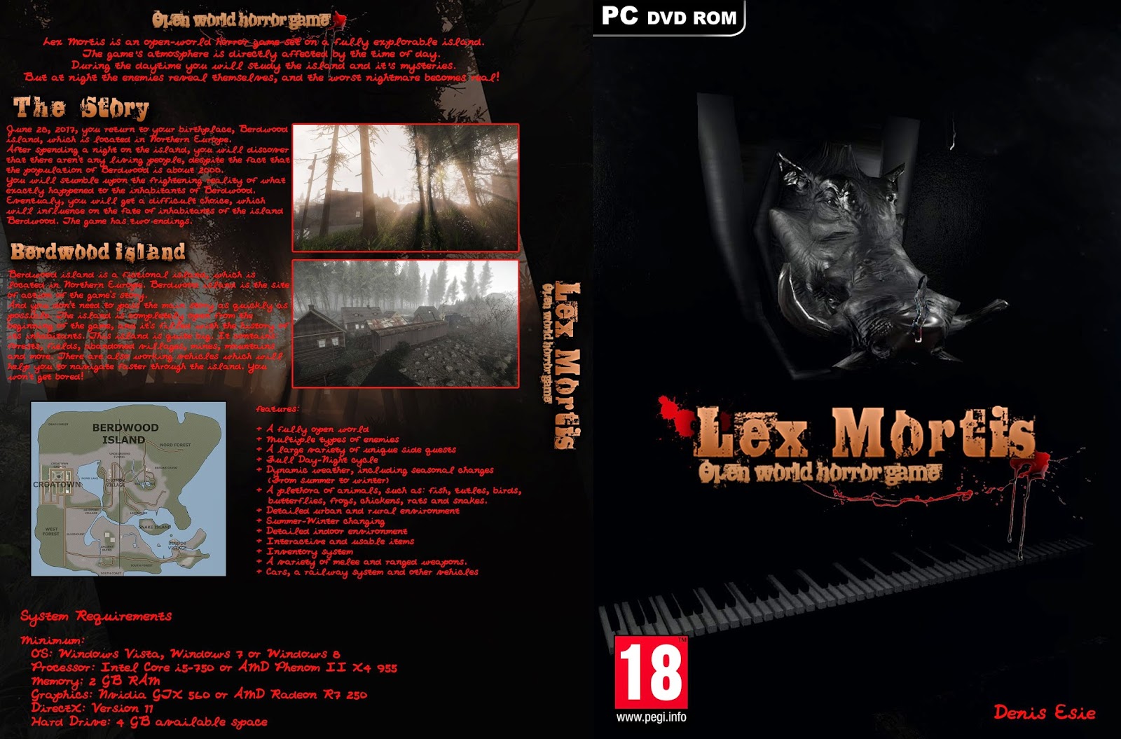 Lex Mortis Open World Horror Game PC Ultra Capas