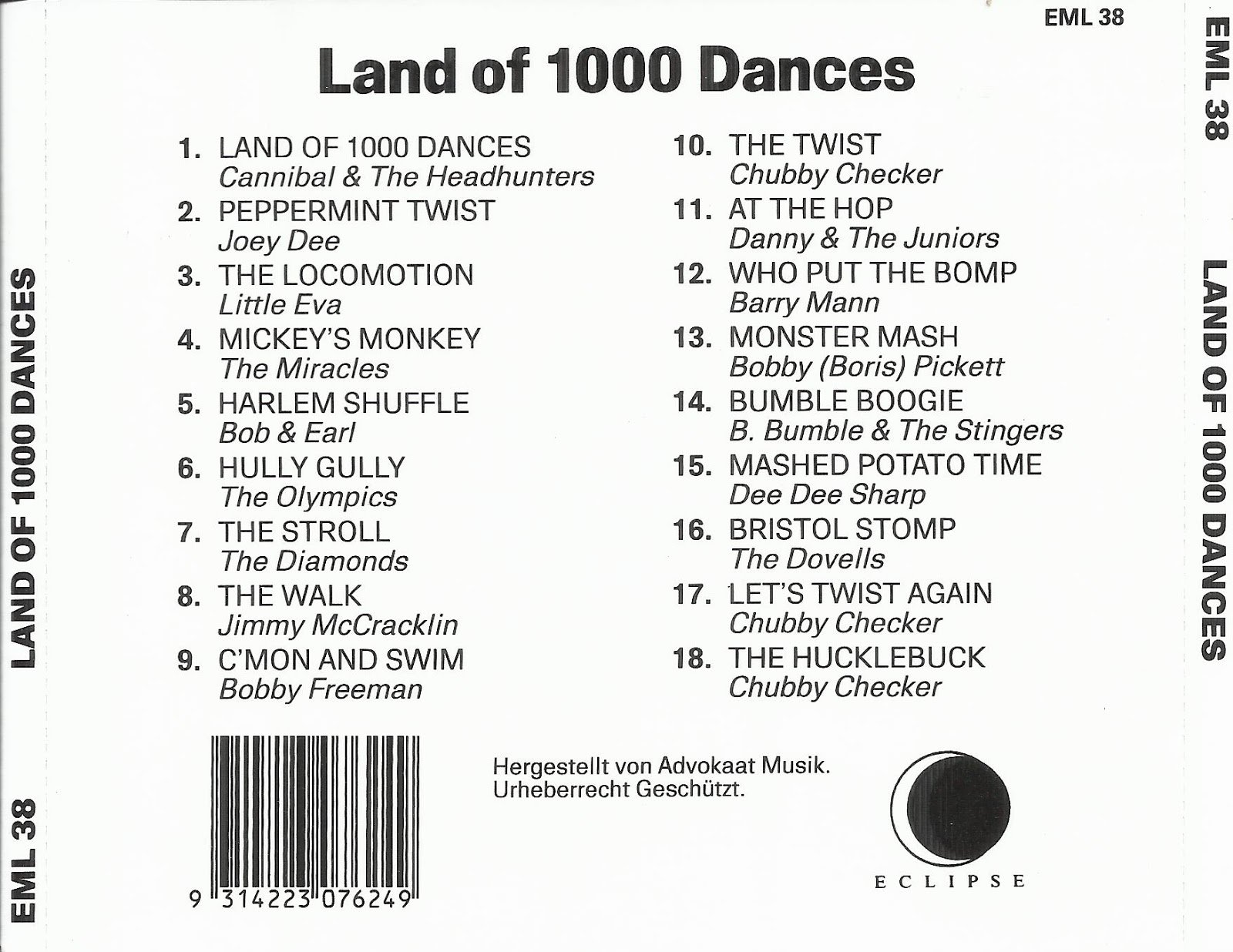 This Jukebox Rocks !! Land of 1000 Dances...All the Dance Hits of the