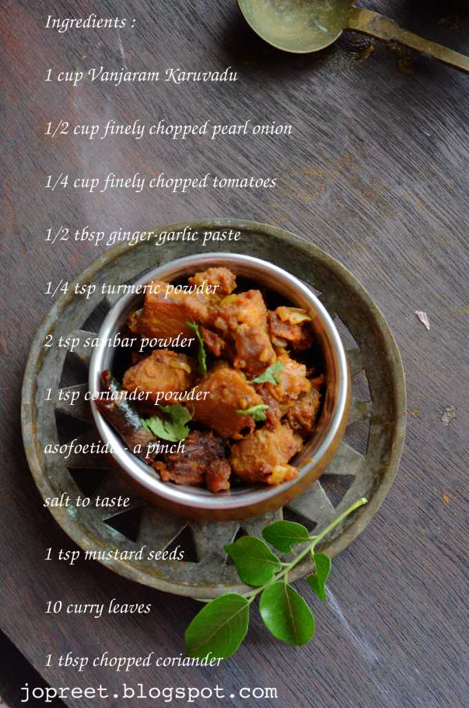 Vanjaram Karuvadu Varuval (Dry King/Seer Fish Masala) Jopreetskitchen