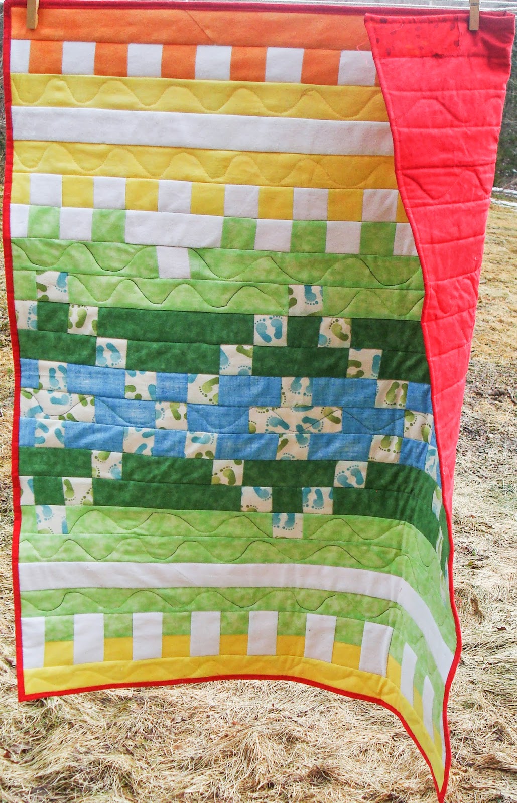 I Built a Quilt! Fair Isle Baby Quilt