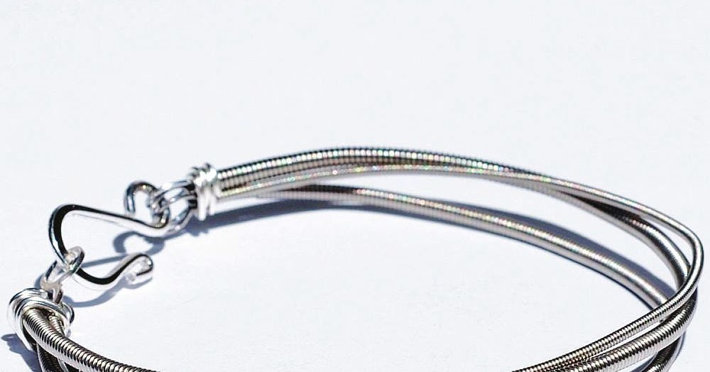 Guitar String Jewelry by Tanith Rohe Bass Guitar String Bracelet 3