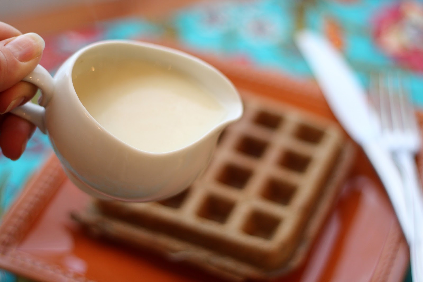 Barefeet In The Kitchen Vanilla Waffle Sauce Gluten Free or Not