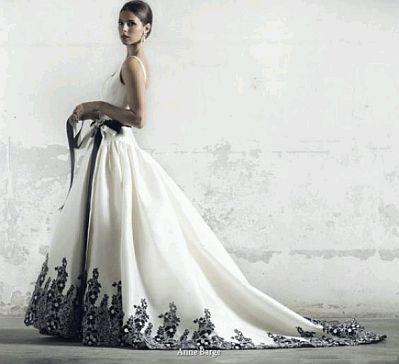 muyameno: vestidos de novia en blanco y negro