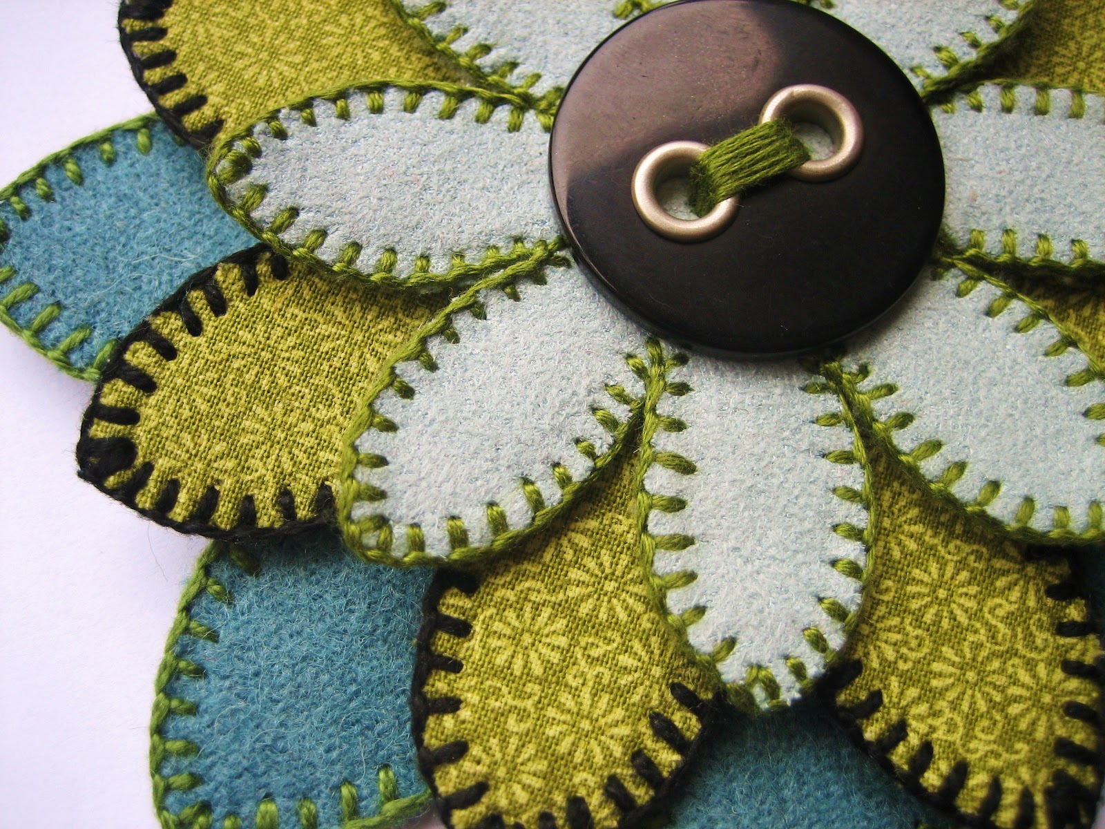 Blanket Stitch On Felt Edge