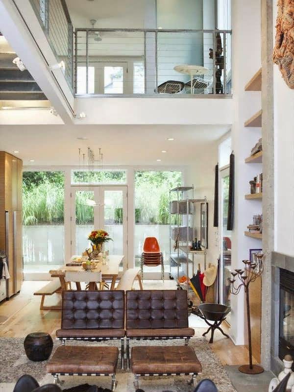 Unusual Vertical Rectangle House Design Rooftop Deck Ideal ...