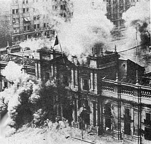 the chilean coup dtat of 1973 essay The 1973 chilean coup d'état was a watershed event in both the history of chile and the cold war following an extended period of social unrest and political tension between the opposition-controlled congress of chile and the socialist president salvador allende, as well as economic warfare ordered by us president richard nixon, allende was. the chilean coup dtat of 1973 essay The 1973 chilean coup d'état was a watershed event in both the history of chile and the cold war following an extended period of social unrest and political tension between the opposition-controlled congress of chile and the socialist president salvador allende, as well as economic warfare ordered by us president richard nixon, allende was.