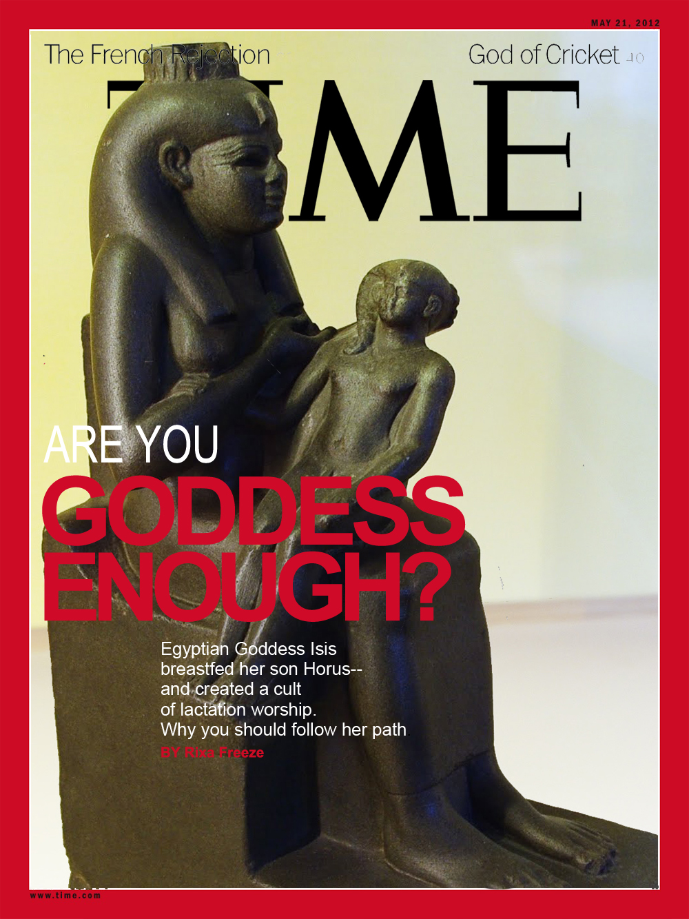 Stand and Deliver "Are You Mom Enough?" Magazine Makeovers