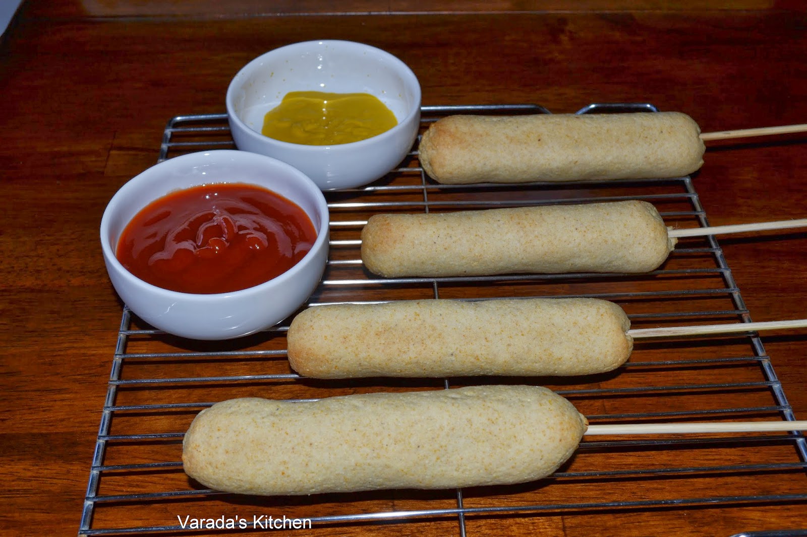 Varada's Kitchen Baked Vegetarian Corn Dog