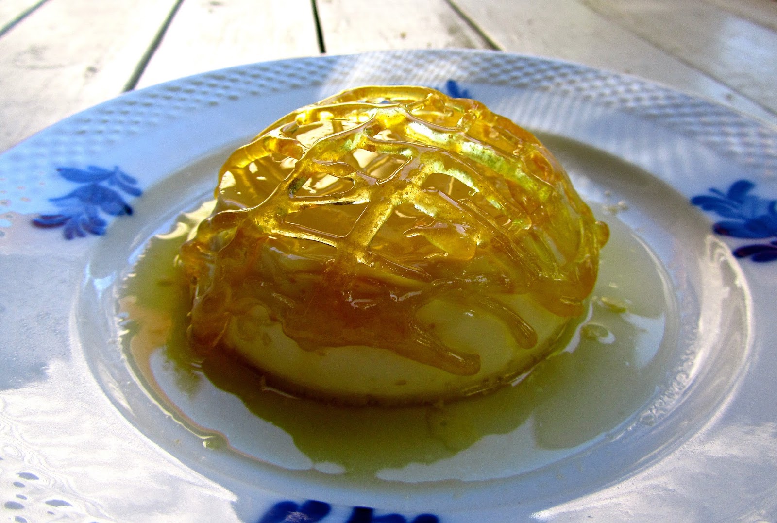 Crème Caramel with a Caramel Cage (GF) Assaggiare
