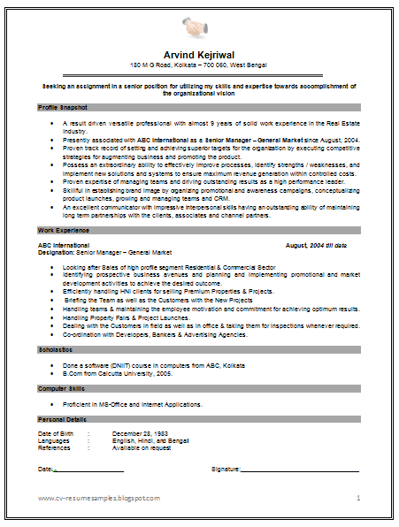 Phd resume post