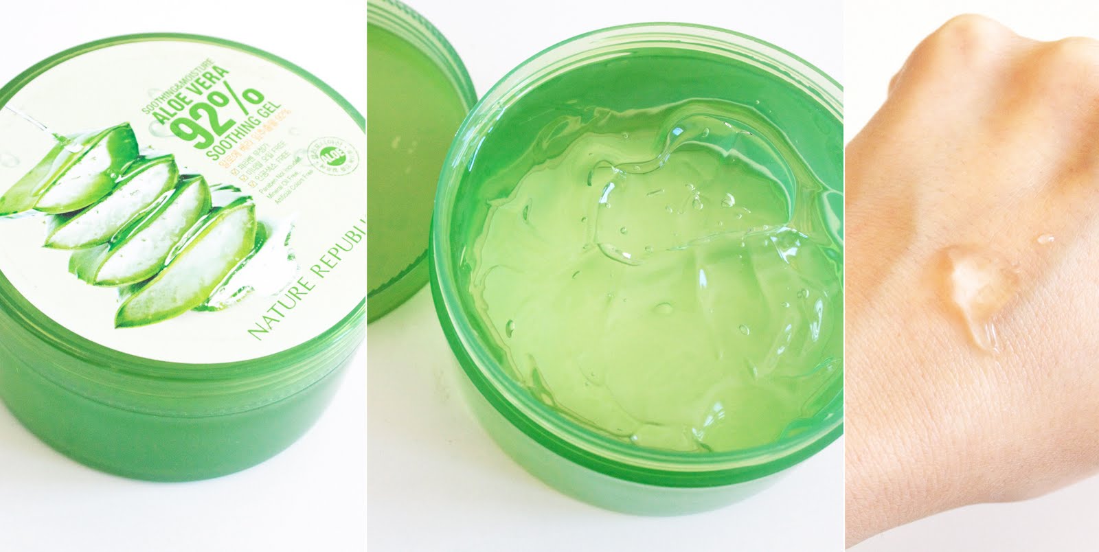 aloe vera gel mask