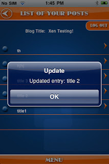 blogging app blogging app