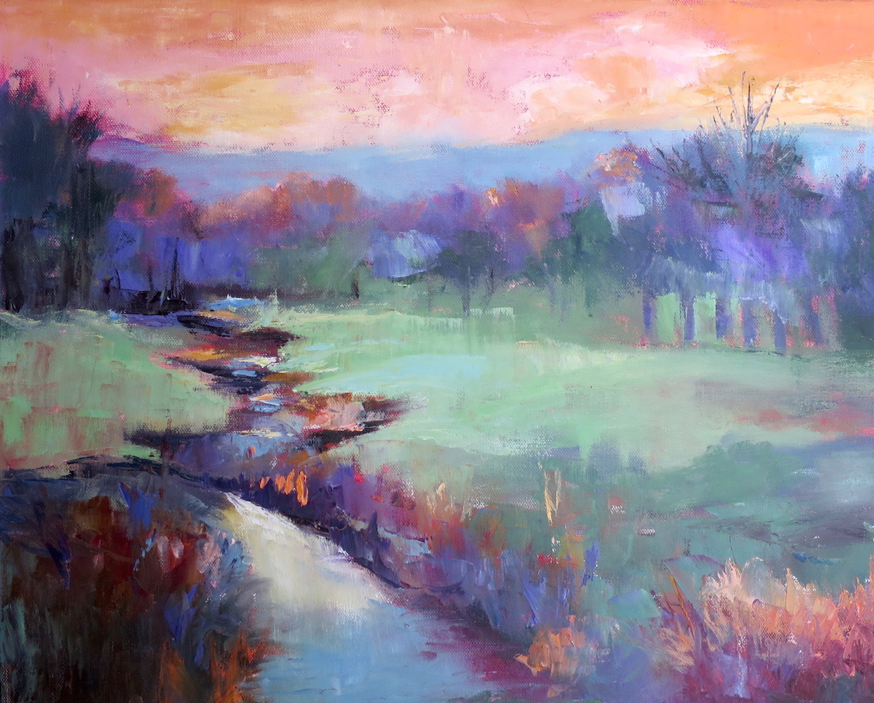Artists Of Texas Contemporary Paintings and Art Colorful Terrain, New