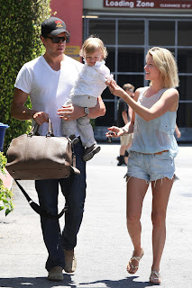 Ali Larter spotted With Family in California leaving Hugo's Cafe