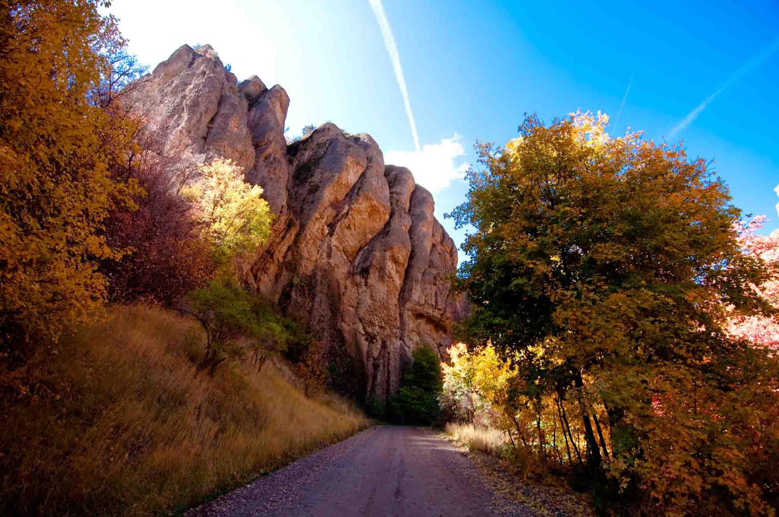 Catherine et les fées Rock climbing in Maple Canyon, Utah