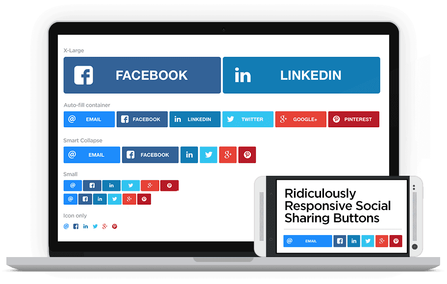 Ridiculously Responsive Social Sharing Buttons Ridiculously Responsive Social Sharing Buttons