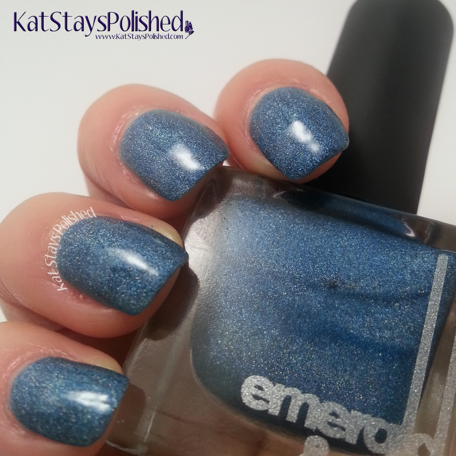 Emerald & Ash - Blue Corundum | Kat Stays Polished